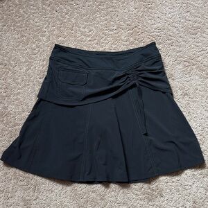 Athleta Black Skort with Pocket